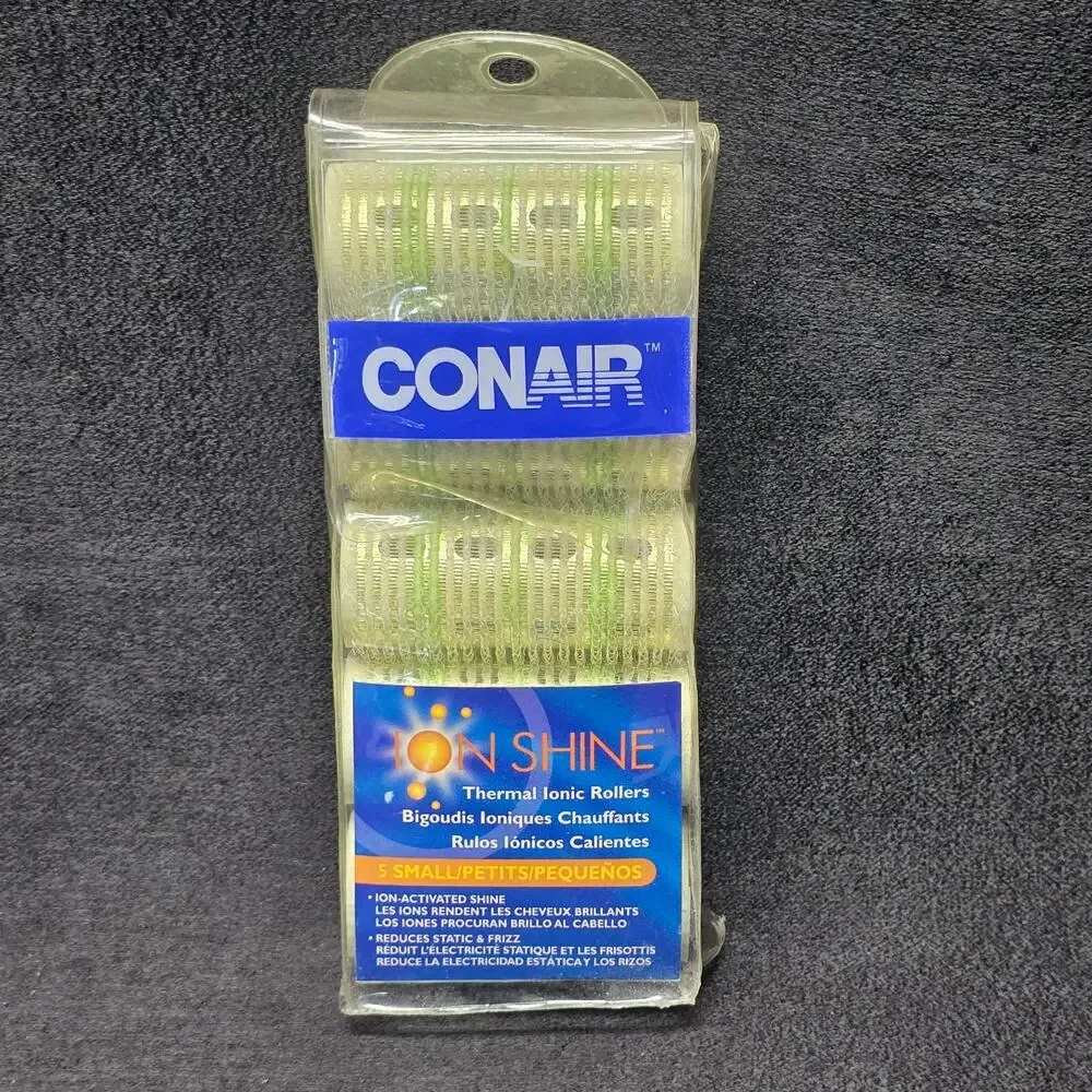 Conair Ion Shine Thermal Ionic 5 Small Rollers Pack Ion-Activated Shine / New